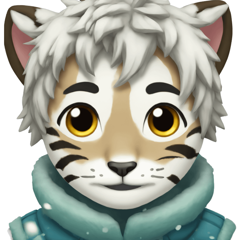 snow tiger anime  emoji