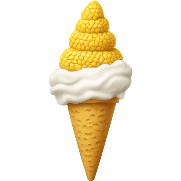 corn ice cream emoji