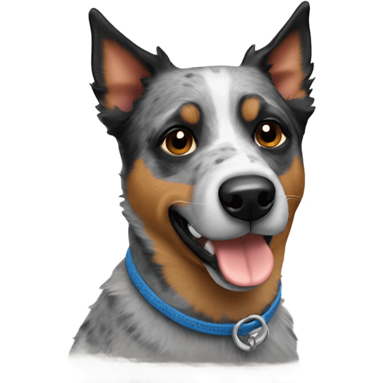 Blue heeler dog emoji