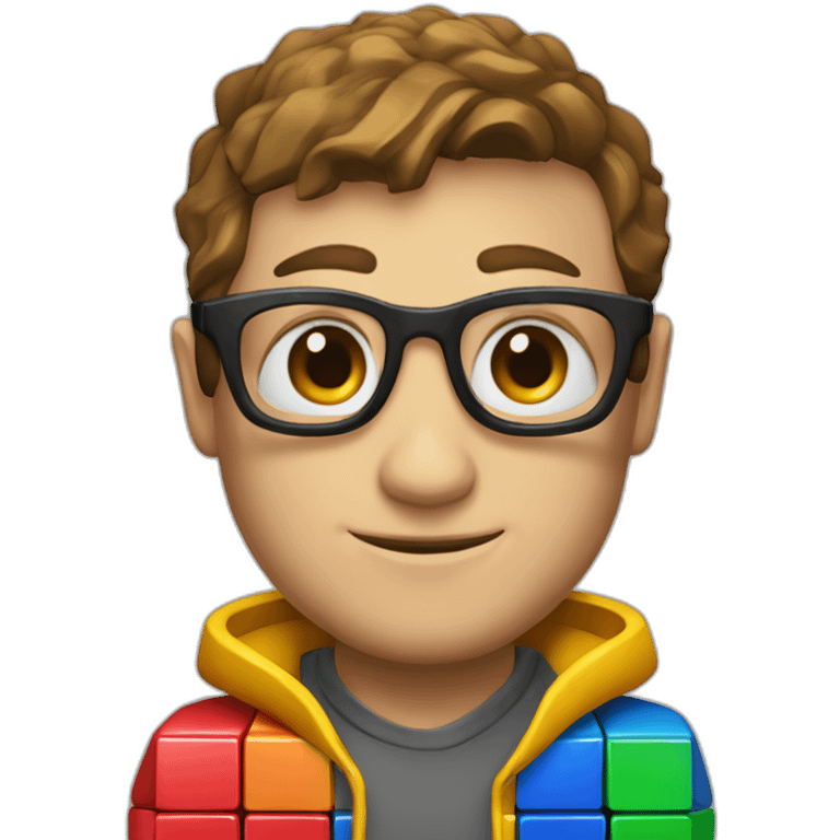 rubik's hero emoji