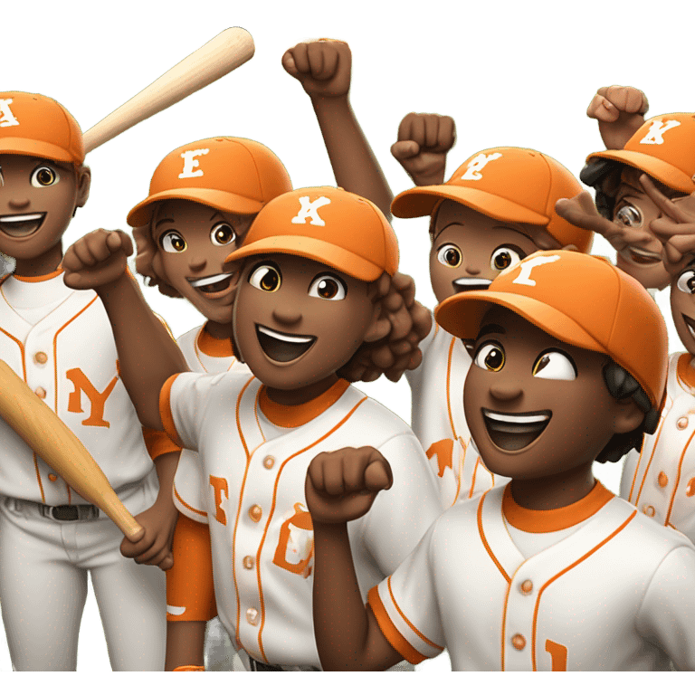 Hook’em horns celebration kids baseball  emoji