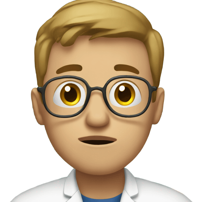 Stressed out pharmacy student emoji