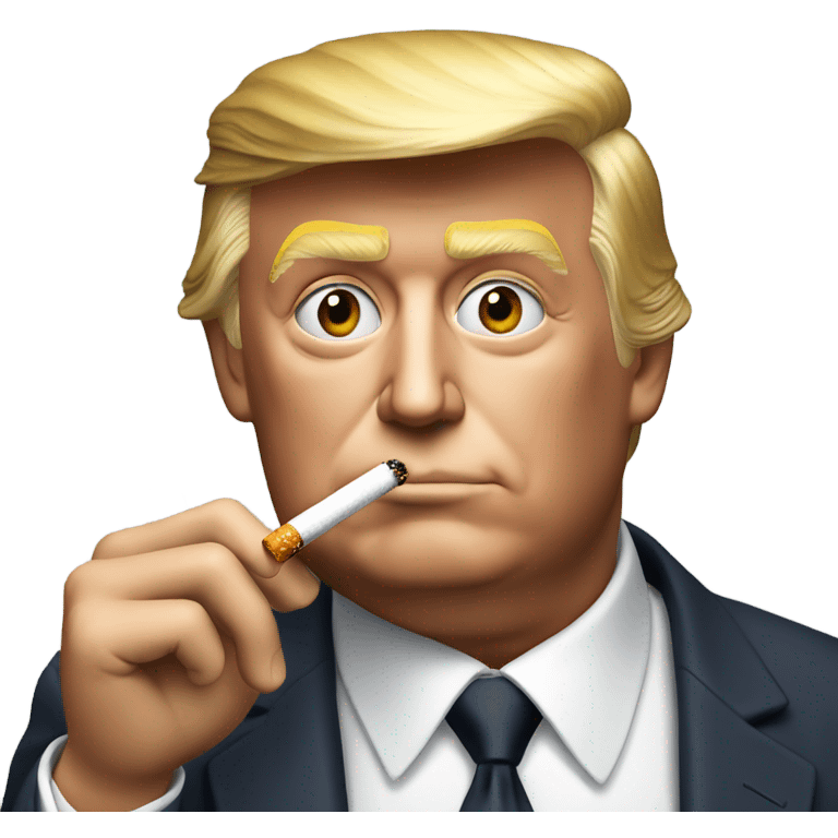 Donald trump smoking  emoji