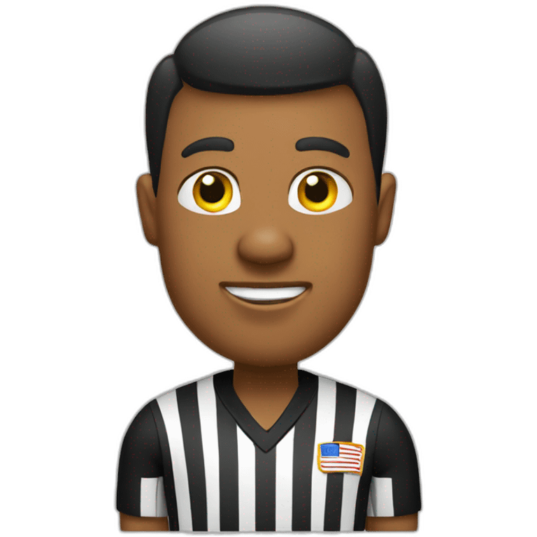 american football referee  emoji