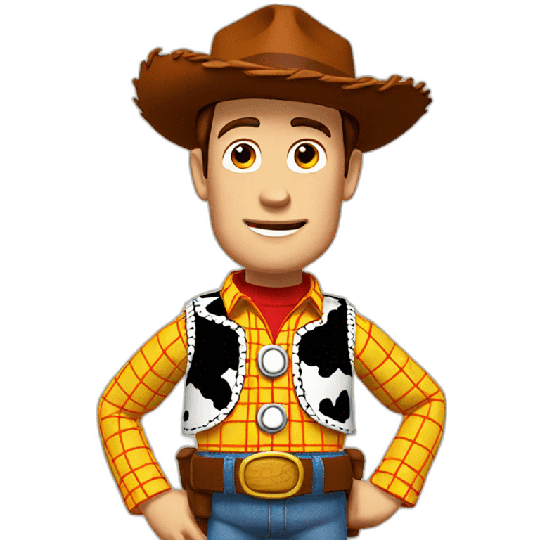 Woody toy story emoji