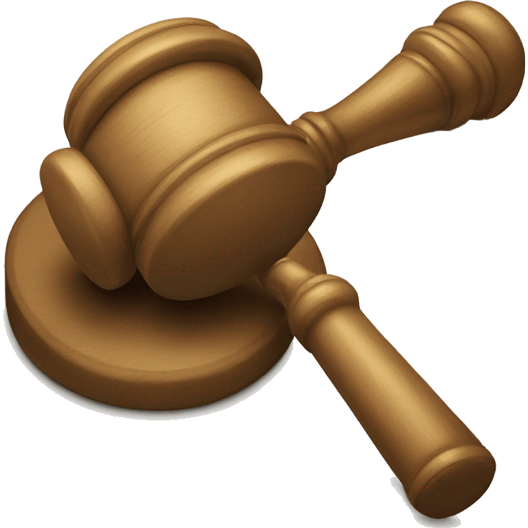 beige court gavel emoji