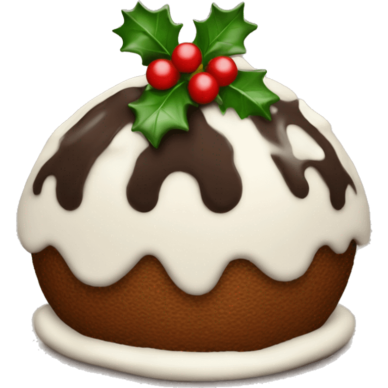 christmas pudding emoji