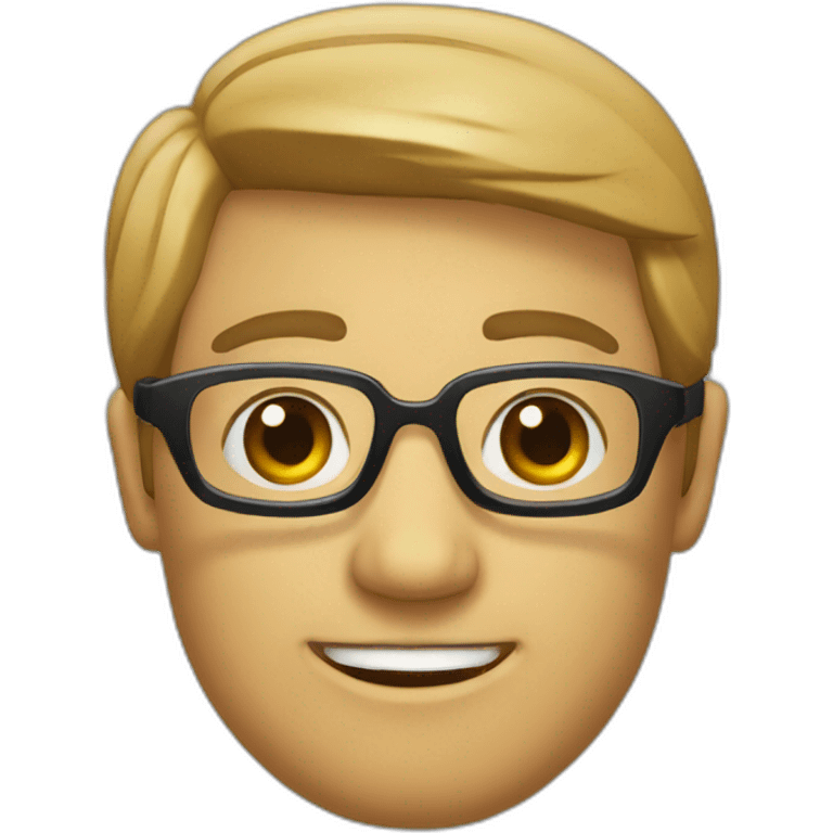 Filósofo con lentes emoji