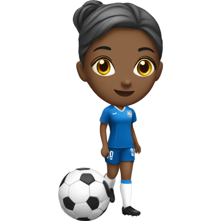 Female soccer player emoji