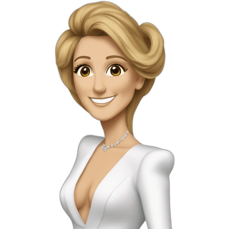 Céline Dion Saying thanks emoji