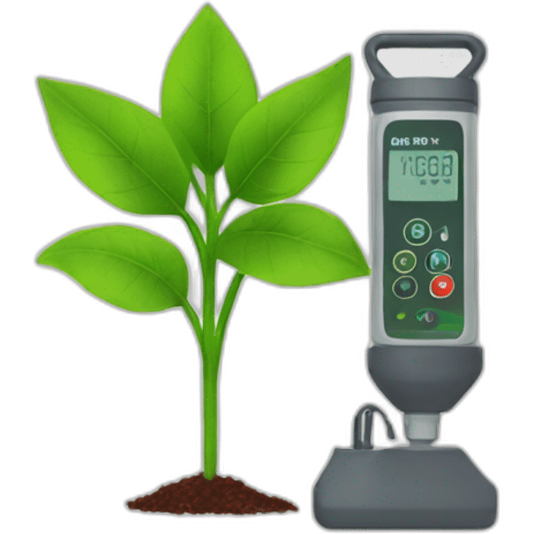 plant bioelectric potential measurement emoji