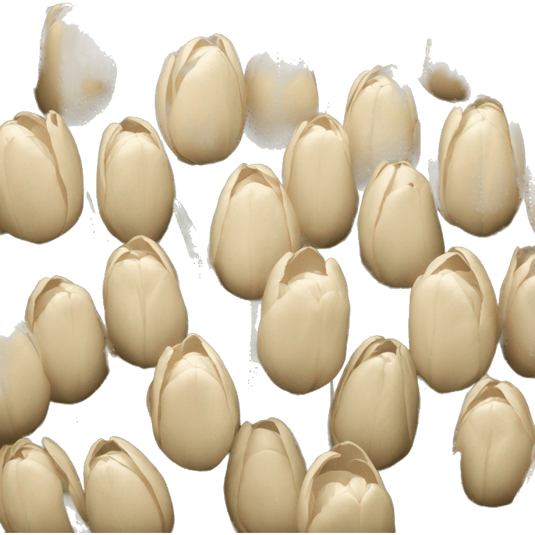 bunch of beige tulips  emoji