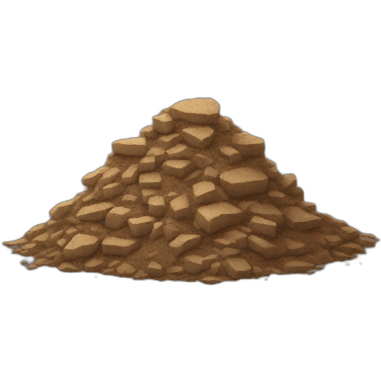 Pile of ground emoji