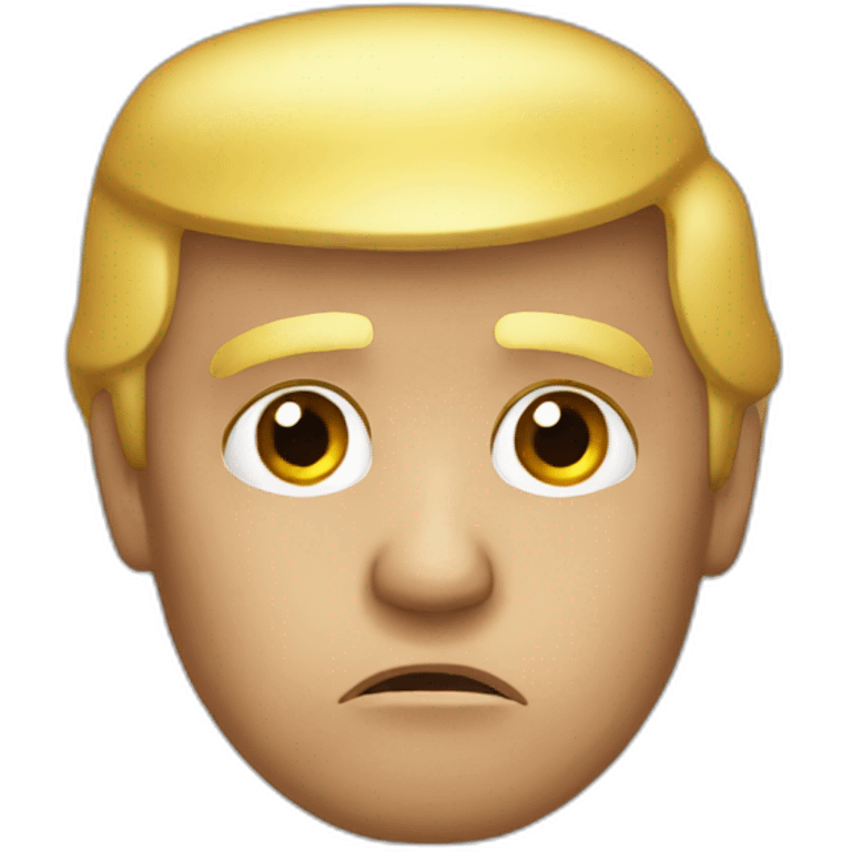 sad Donald trump emoji