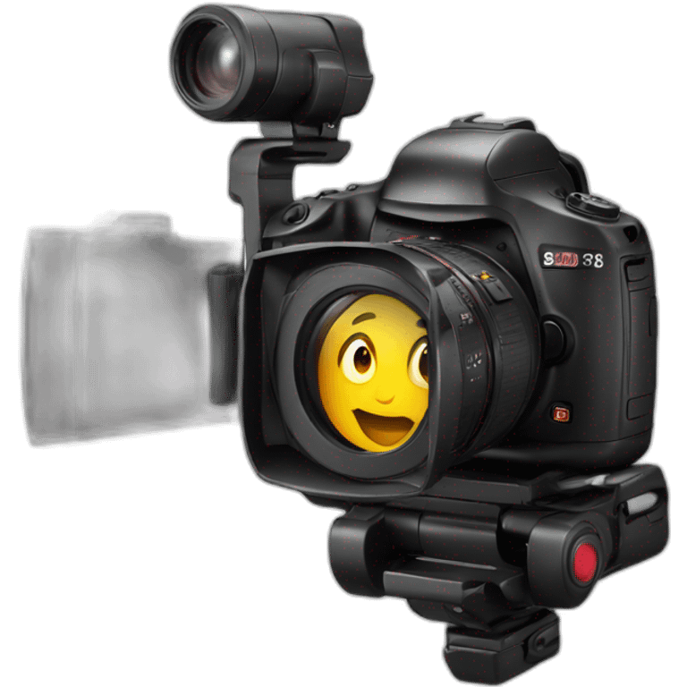 camera shooting a foto with flash emoji