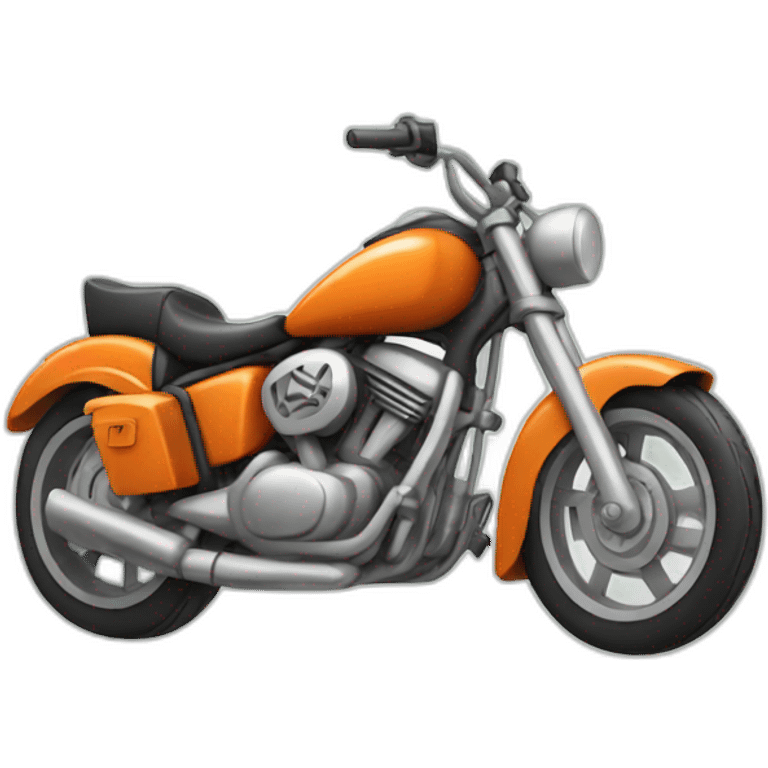 Motorcycle carrot  emoji