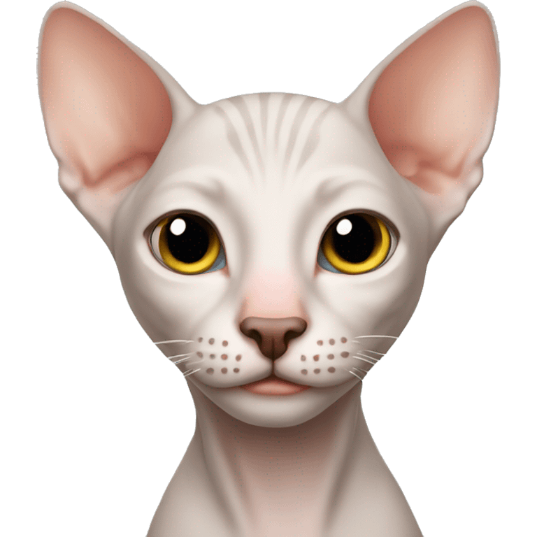 Hairless cat emoji