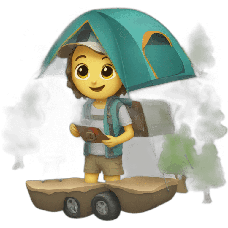 Camper emoji