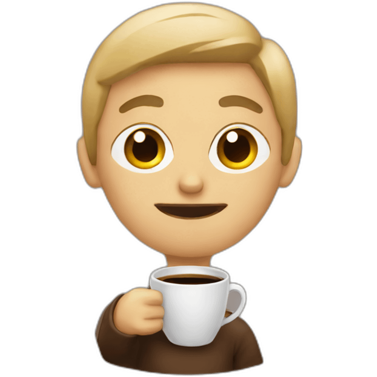 Coffee addict emoji