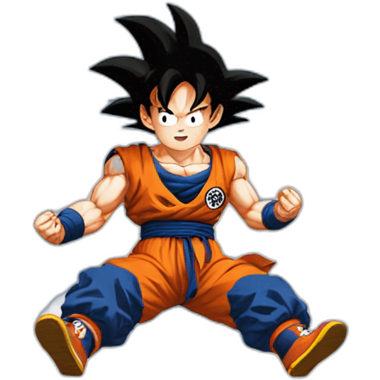 goku flying on a cloud emoji