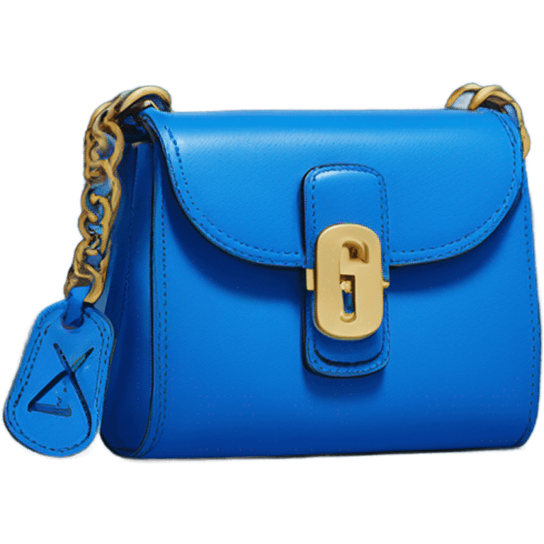 Marc Jacobs blue purse emoji