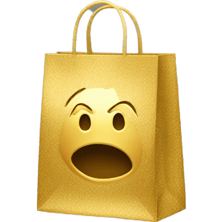 super Gold shopping bag emoji