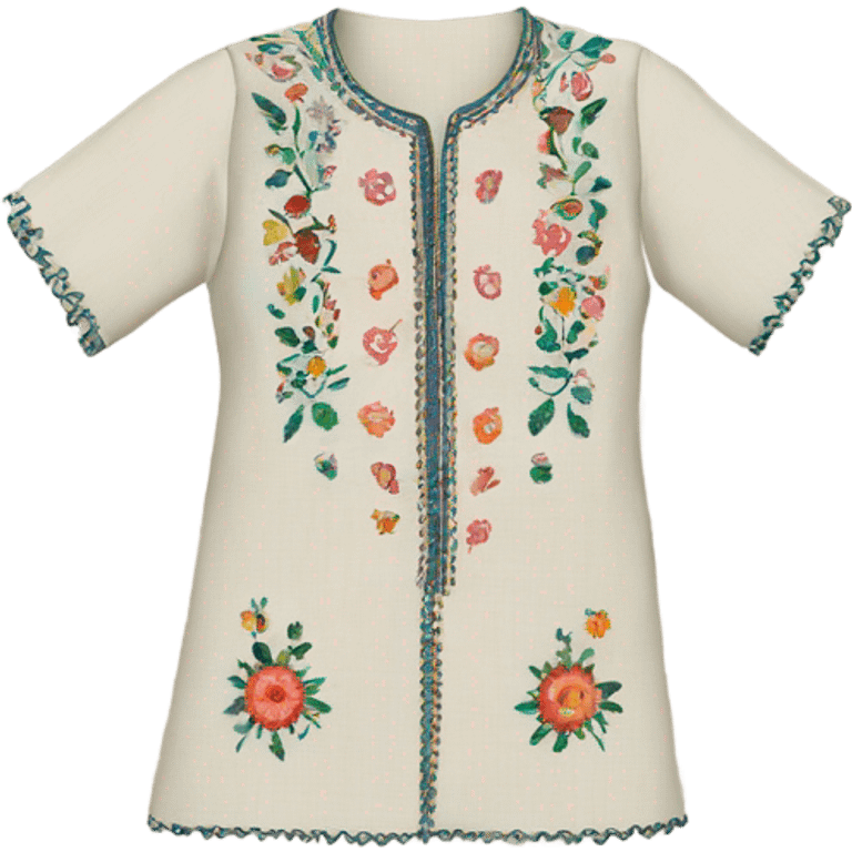 embroidered kurta top emoji