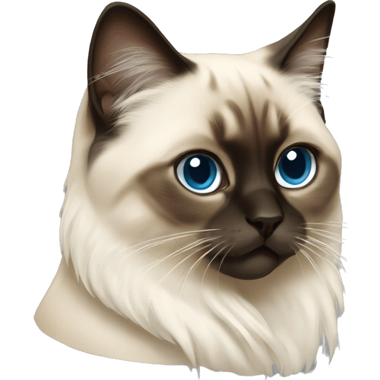 Birman cat emoji