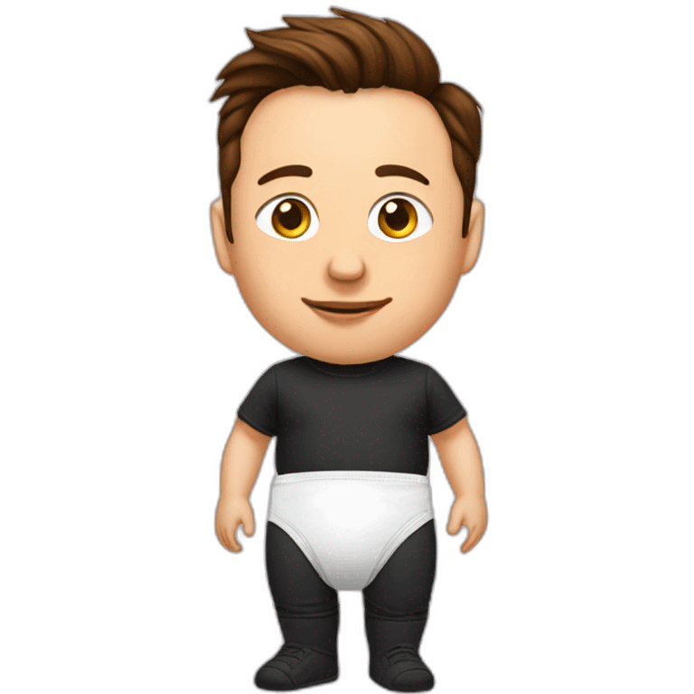 Elon-Musk-wears-a-diaper emoji