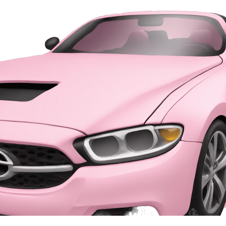 light pink car emoji