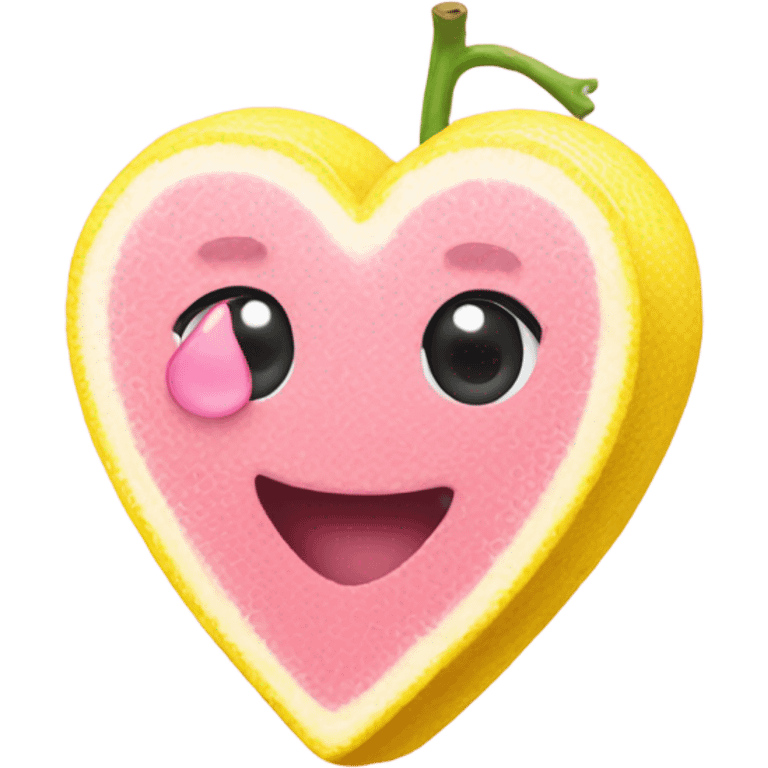 lemonade pink heart emoji