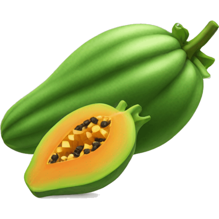 Papaya emoji