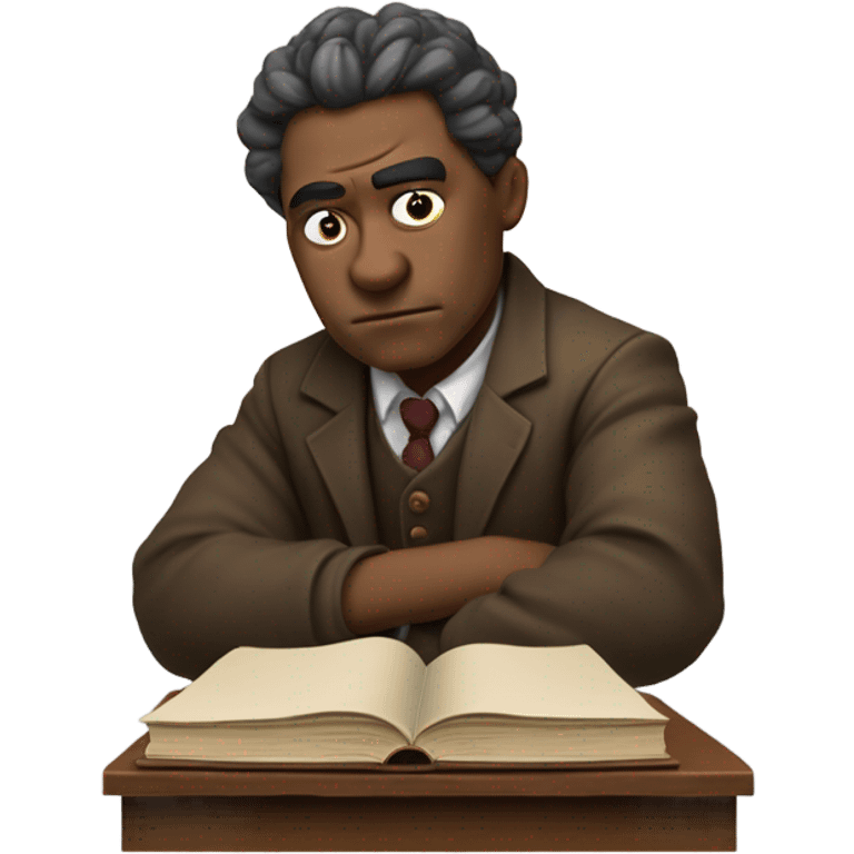 constipated scholar emoji