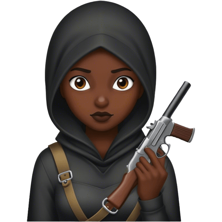 A girl robber emoji