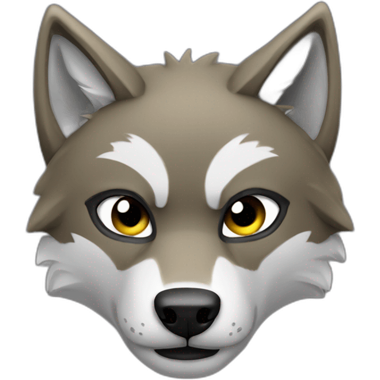 Ninja wolf emoji