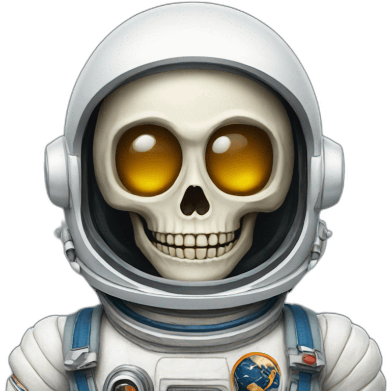 skeleton astronaut emoji