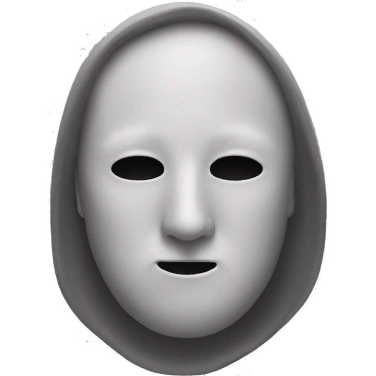 a nose, no face emoji