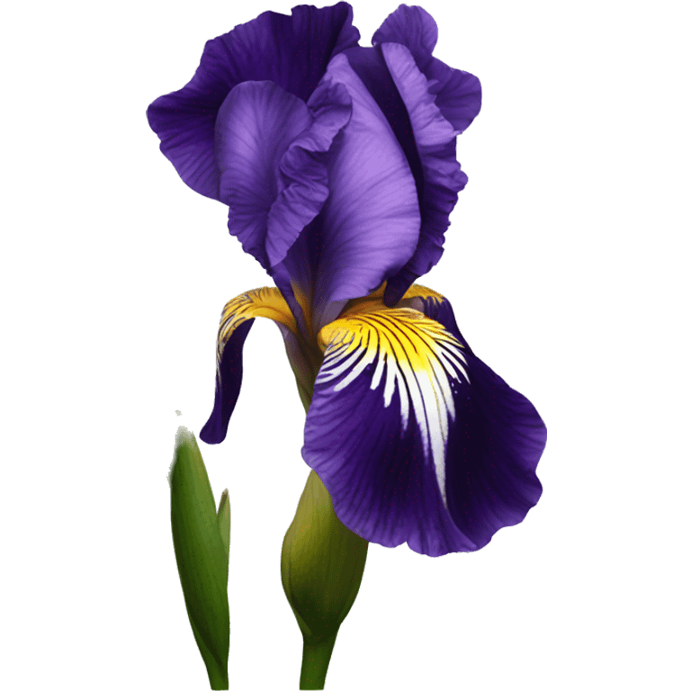 Iris flower emoji