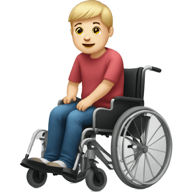 disabled person with downsyndrome emoji