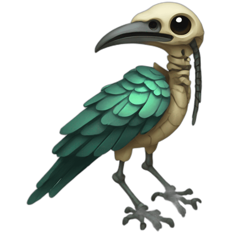 ancient Egyptian eldritch skeleton bird emoji