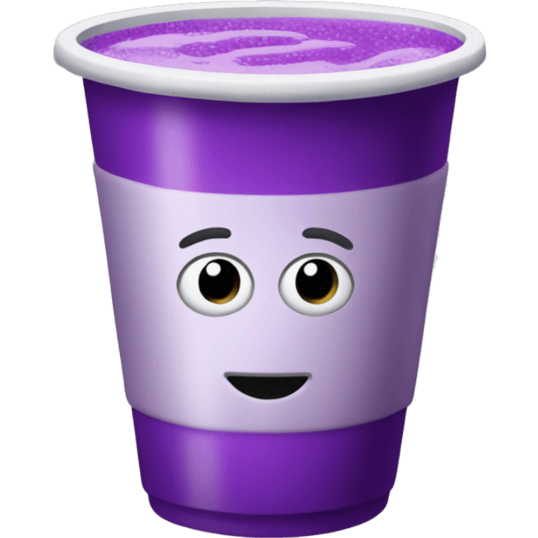 Double cup of purple drink emoji