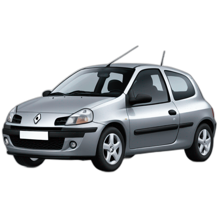 renault clio 2 phase 2 grey emoji