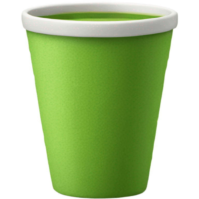 one matcha cup vibrant green emoji