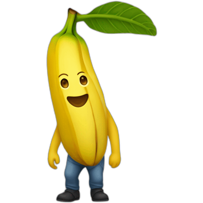 Racimo de plátano amarillo emoji