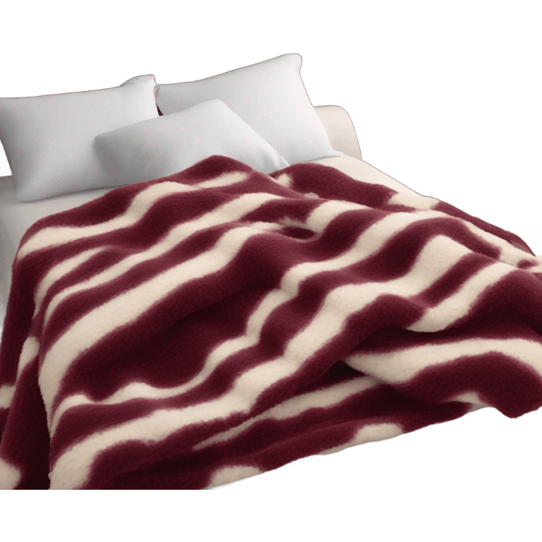 burgundy blanket emoji