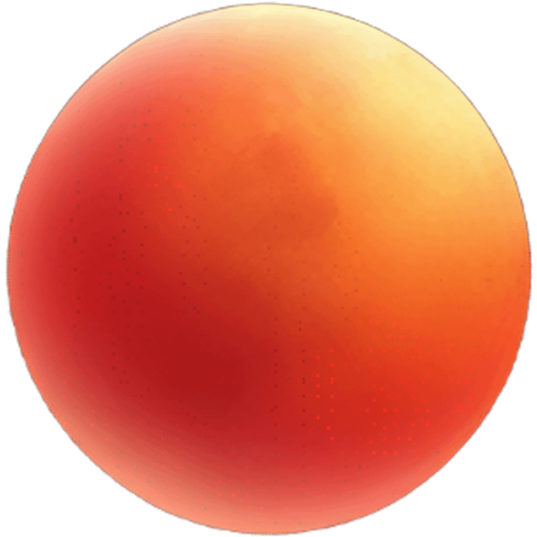 Red moon emoji