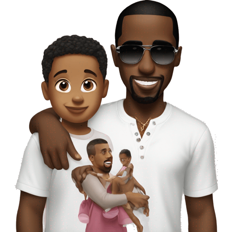 P Diddy with  kid emoji