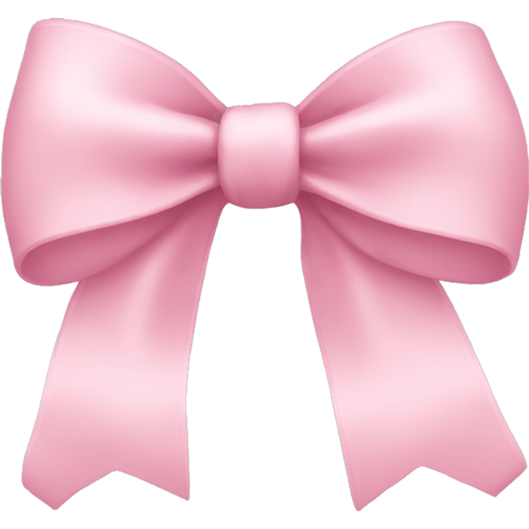 Light pink bow emoji