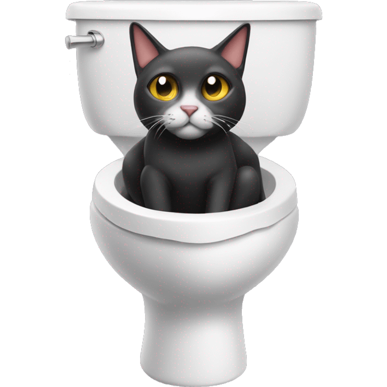 Skibidi Toilet Cat emoji