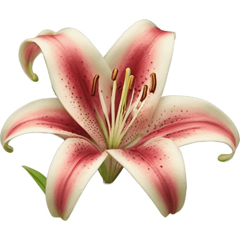 Stargazer lily emoji